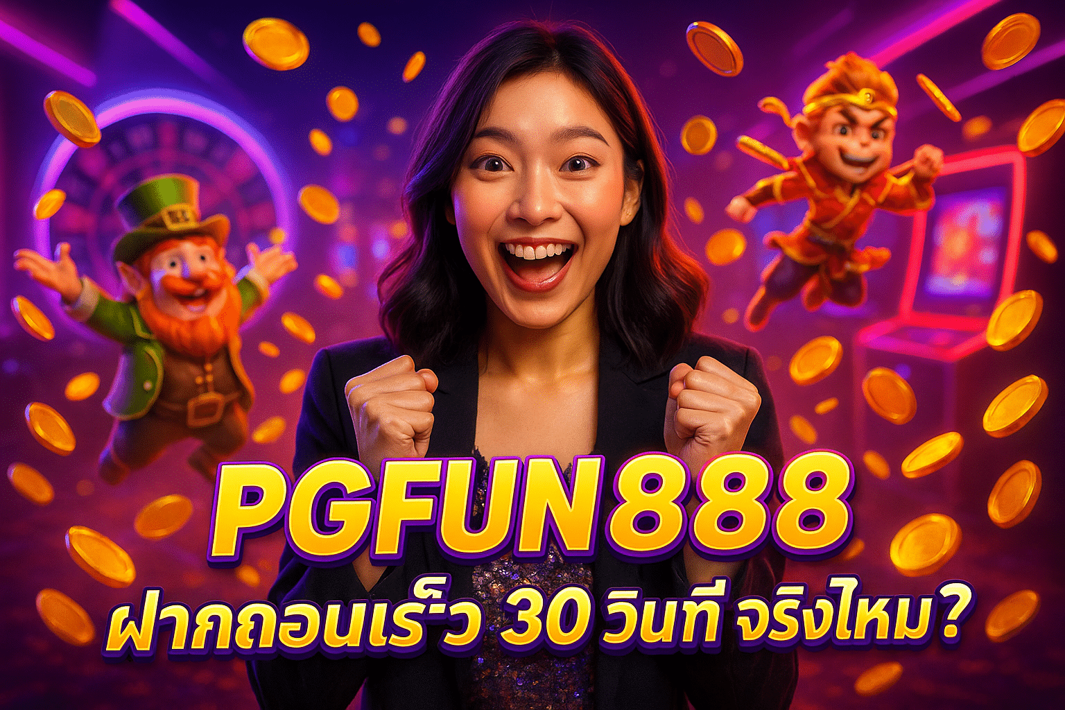 PGFUN888 ฝากถอนเร็ว 30 วินาที จริงไหม?