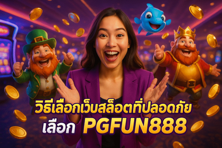วิธีเลือกเว็บสล็อตที่ปลอดภัย เลือก PGFUN888