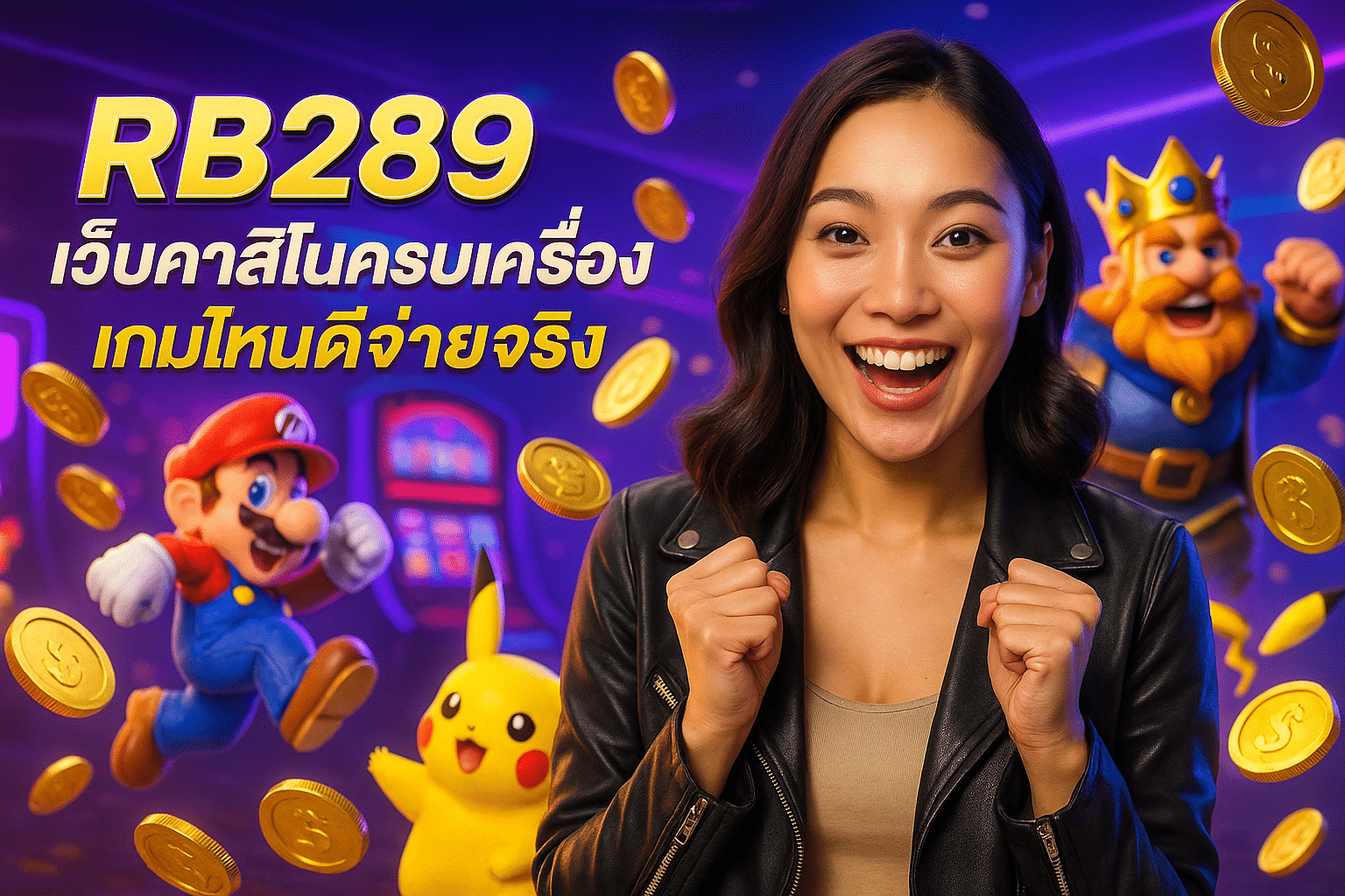 RB289 เว็บคาสิโนครบเครื่อง เกมไหนดีจ่ายจริง