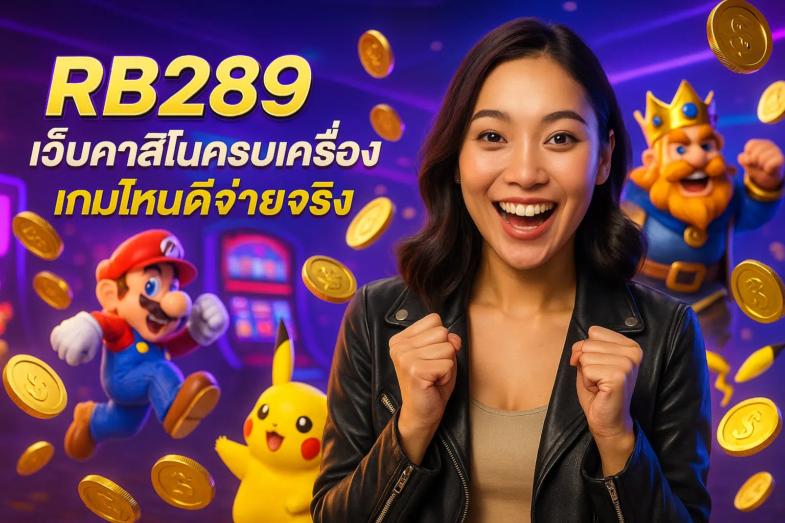 RB289 เว็บคาสิโนครบเครื่อง เกมไหนดีจ่ายจริง